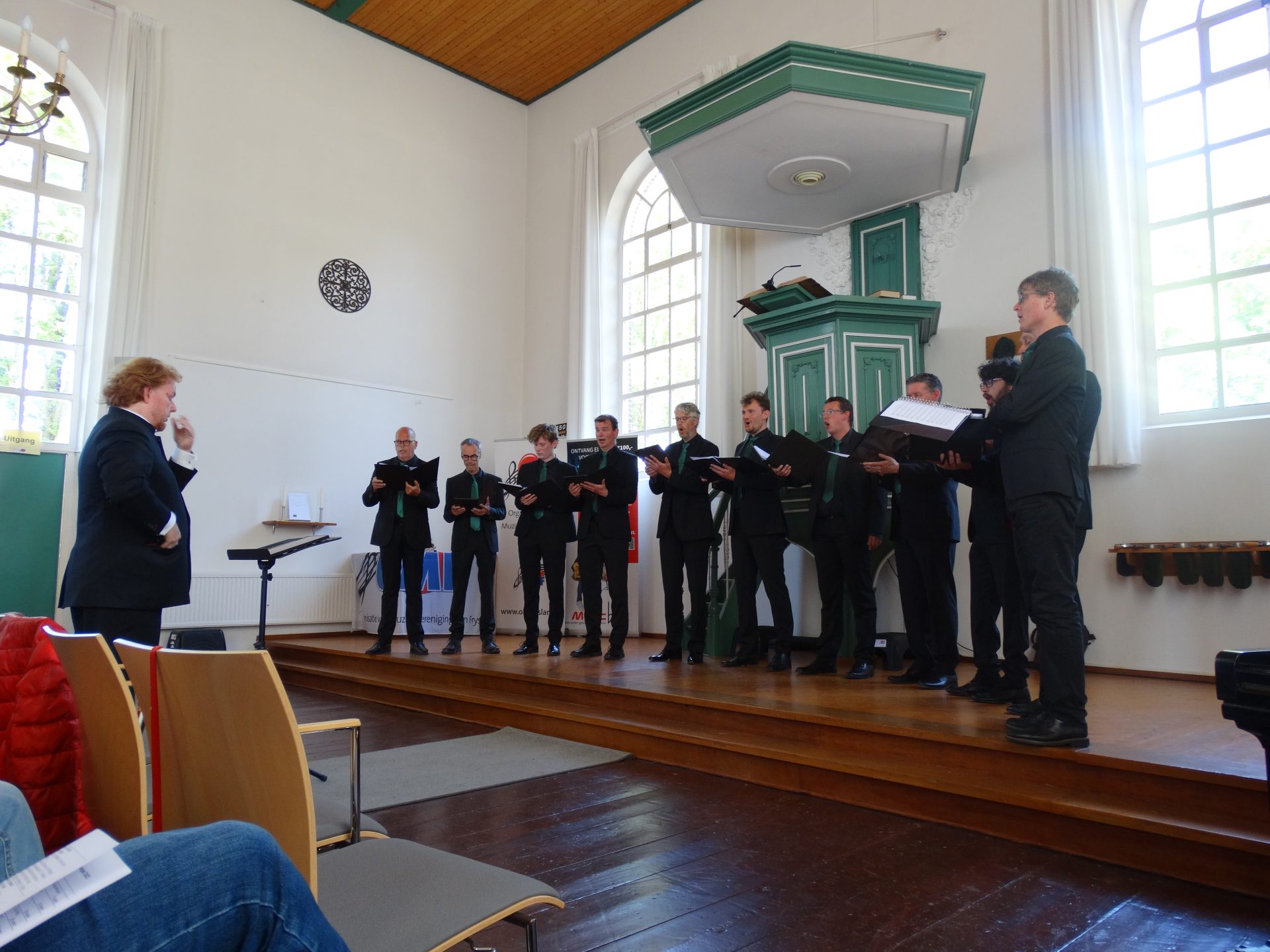 the gents met patrick pranger in got tjark kerk op schiermonnikoog